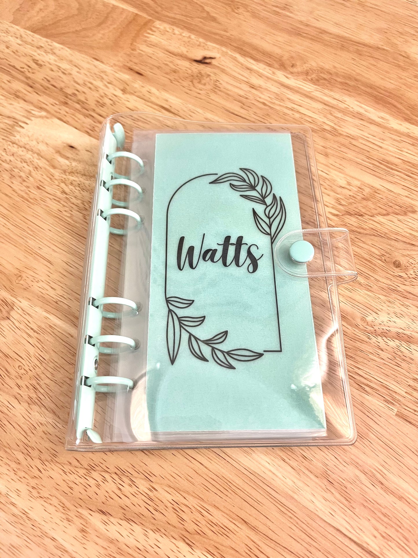 Clear Budget Binder w/ Laminated Envelopes | Personal Budget Binder