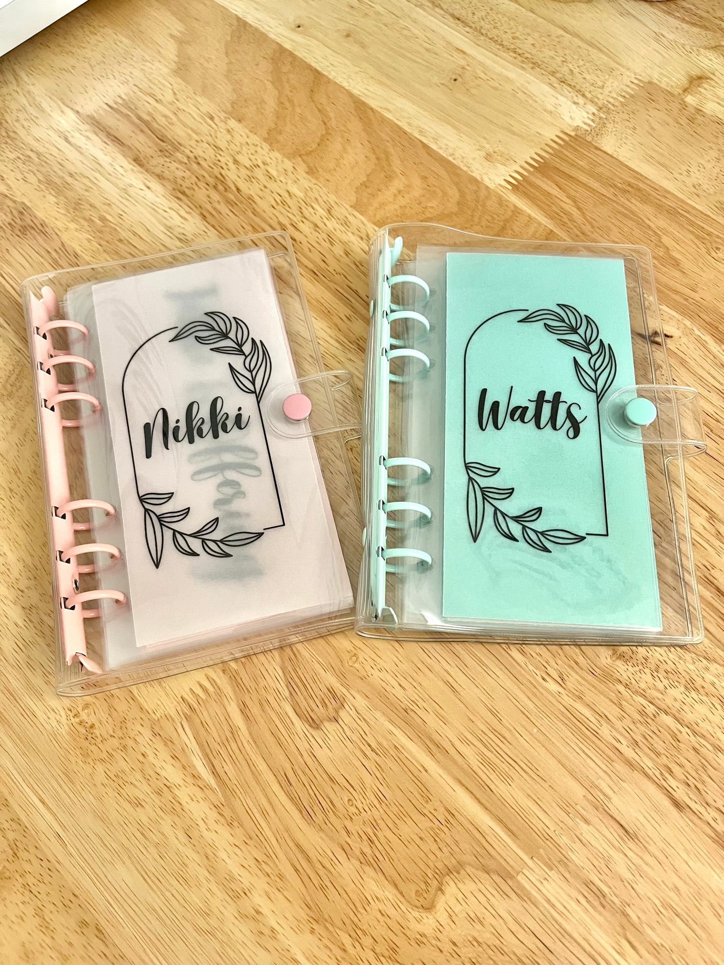 Clear Budget Binder w/ Laminated Envelopes | Personal Budget Binder