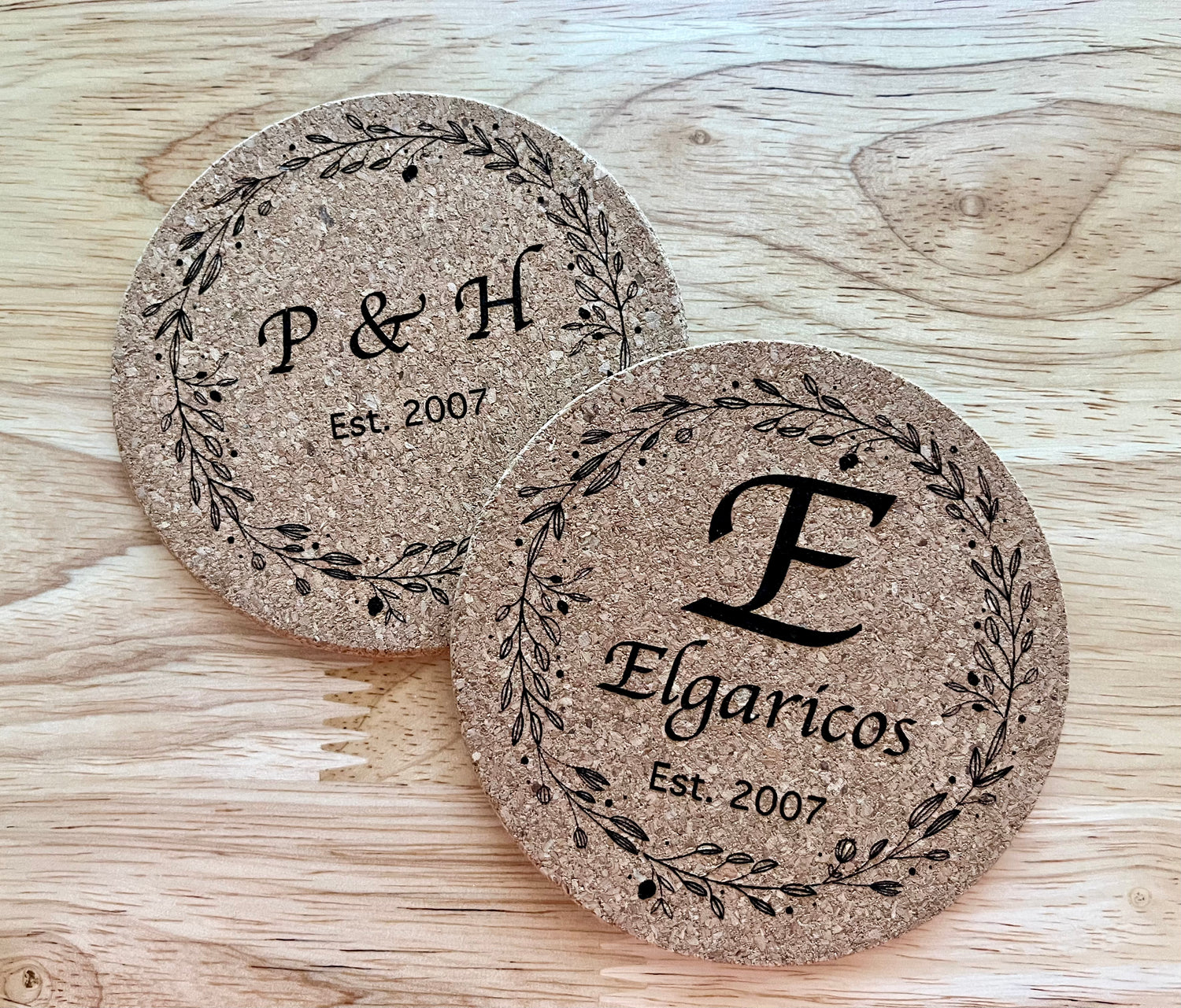 Custom Cork Coasters